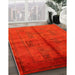 Machine Washable Industrial Modern Red Rug in a Family Room, wshurb1068