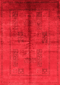 Oriental Red Industrial Rug, urb1068red