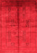 Oriental Red Industrial Area Rugs