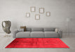 Industrial Red Washable Rugs