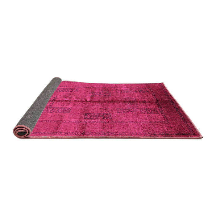 Sideview of Oriental Purple Industrial Rug, urb1068pur