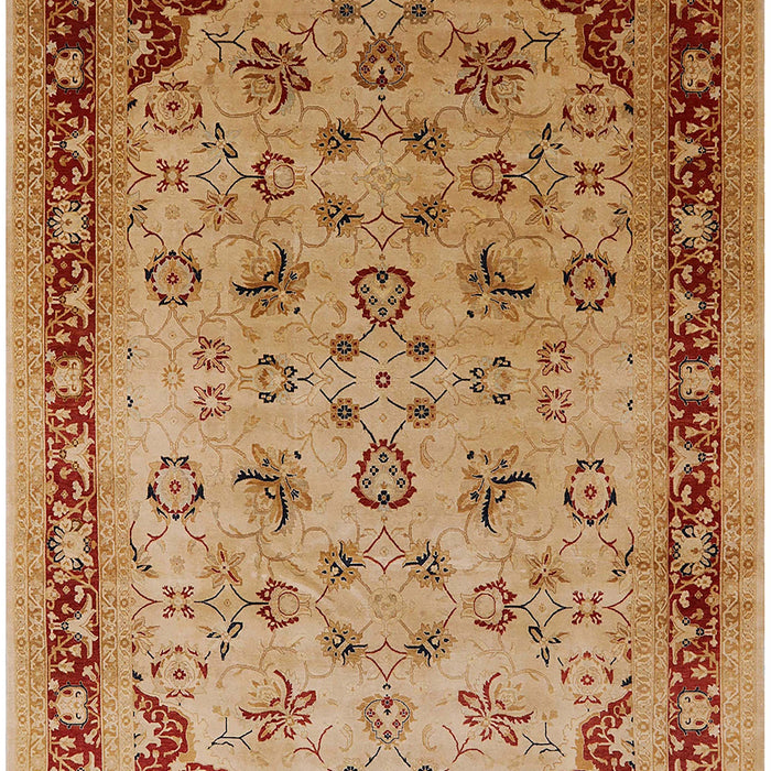 Mid-Century Modern Mahogany Brown Oriental Rug, urb1069