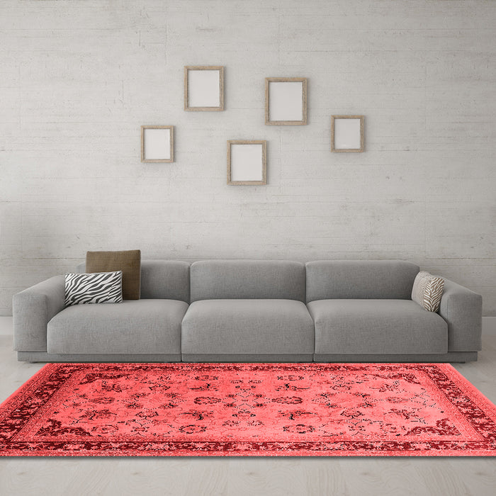 Traditional Red Washable Rugs