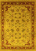 Oriental Yellow Traditional Rug, urb1069yw
