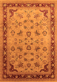 Oriental Orange Traditional Rug, urb1069org