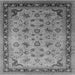 Square Oriental Gray Traditional Rug, urb1069gry