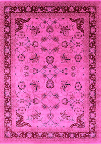 Oriental Pink Traditional Rug, urb1069pnk