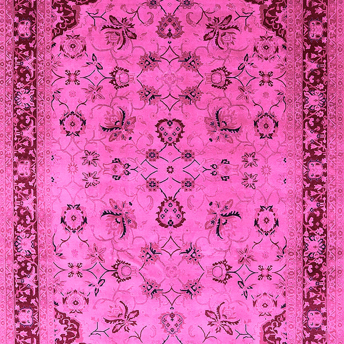 Oriental Pink Traditional Rug, urb1069pnk