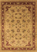 Oriental Brown Traditional Rug, urb1069brn