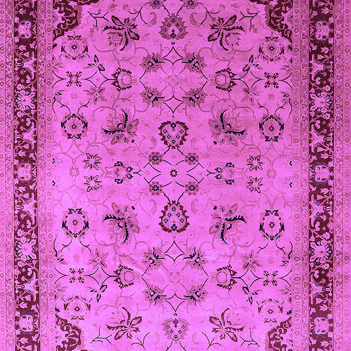 Machine Washable Oriental Purple Traditional Area Rugs, wshurb1069pur