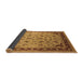 Sideview of Oriental Brown Traditional Rug, urb1069brn