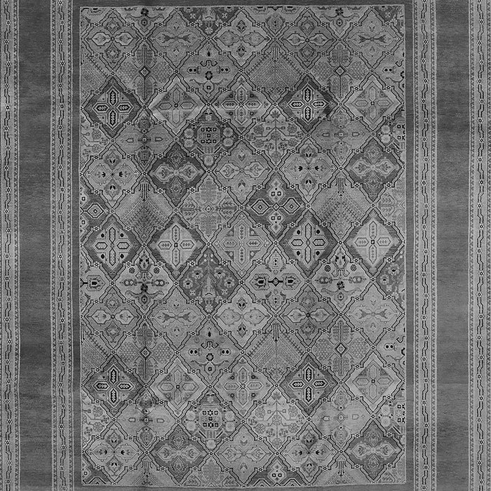 Machine Washable Oriental Gray Industrial Rug, wshurb1070gry