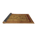 Sideview of Oriental Brown Industrial Rug, urb1070brn