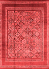 Oriental Red Industrial Rug, urb1070red