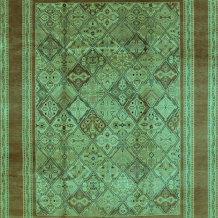 Oriental Turquoise Industrial Rug, urb1070turq