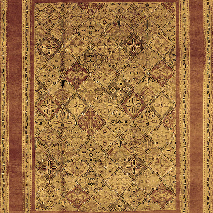 Oriental Brown Industrial Rug, urb1070brn