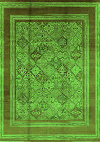 Oriental Green Industrial Rug, urb1070grn