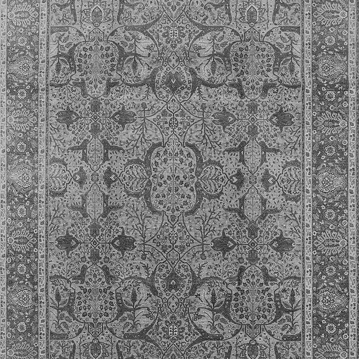 Machine Washable Oriental Gray Traditional Rug, wshurb1071gry
