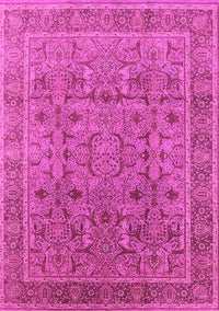 Oriental Pink Traditional Rug, urb1071pnk