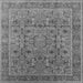 Square Oriental Gray Traditional Rug, urb1071gry