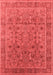 Oriental Red Traditional Area Rugs