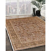 Machine Washable Industrial Modern Mahogany Brown Rug in a Family Room, wshurb1071