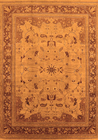 Oriental Orange Traditional Rug, urb1072org