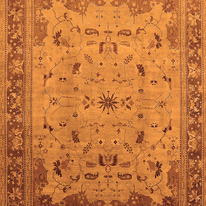 Oriental Orange Traditional Rug, urb1072org
