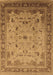 Machine Washable Oriental Brown Traditional Rug, wshurb1072brn