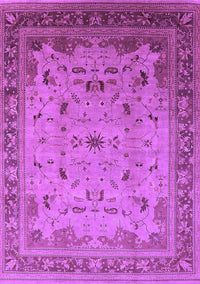 Oriental Purple Traditional Rug, urb1072pur