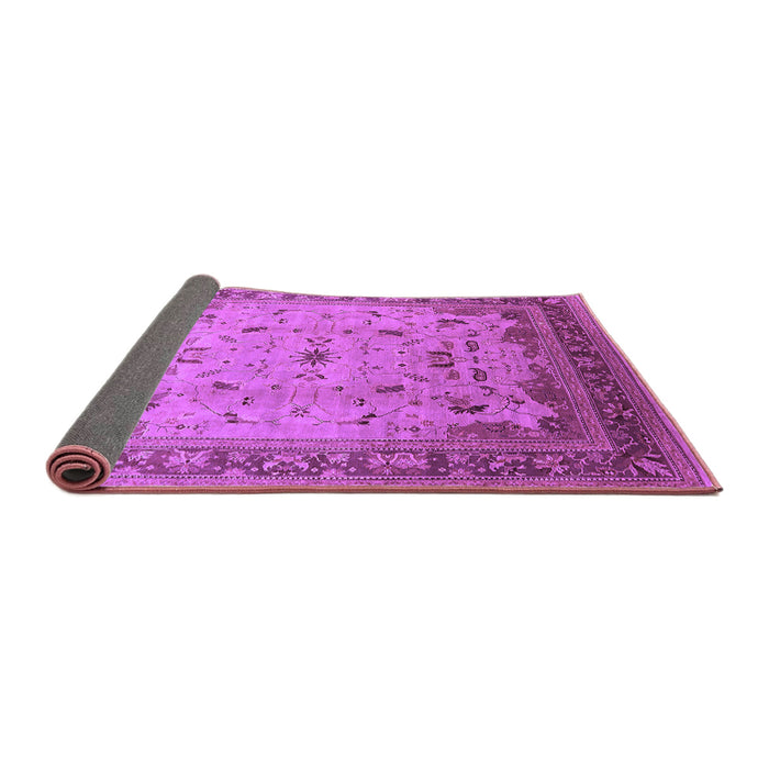 Sideview of Oriental Purple Traditional Rug, urb1072pur
