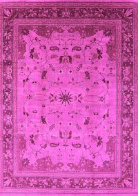 Oriental Pink Traditional Rug, urb1072pnk