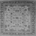 Square Oriental Gray Traditional Rug, urb1072gry