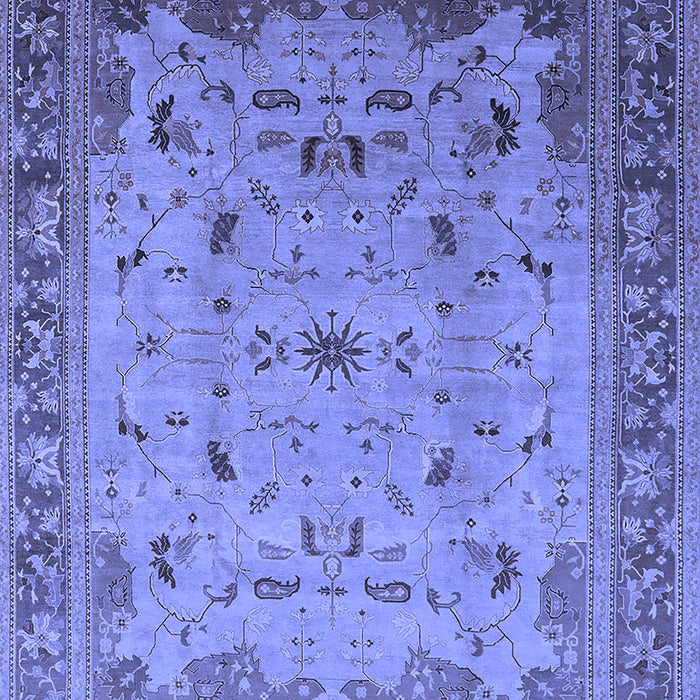 Oriental Blue Traditional Rug, urb1072blu