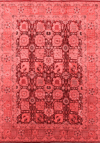 Oriental Red Traditional Rug, urb1073red