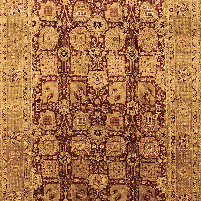 Oriental Brown Traditional Rug, urb1073brn
