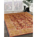 Machine Washable Industrial Modern Orange Rug in a Family Room, wshurb1073