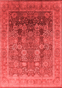 Oriental Red Traditional Rug, urb1074red