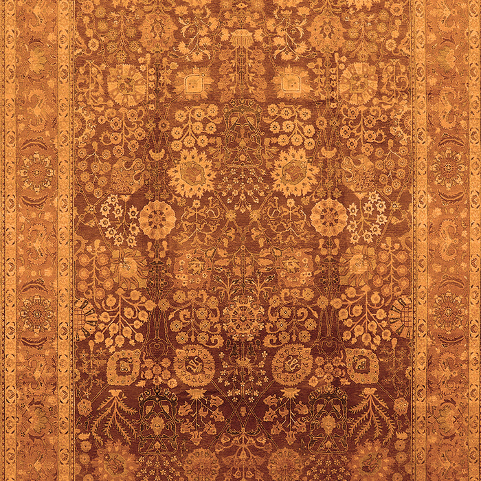 Oriental Orange Traditional Rug, urb1074org