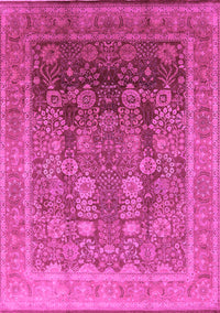 Oriental Pink Traditional Rug, urb1074pnk