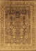 Oriental Brown Traditional Rug, urb1074brn