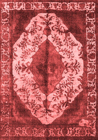 Oriental Red Industrial Rug, urb1075red