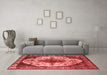 Industrial Red Washable Rugs