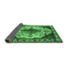 Sideview of Oriental Emerald Green Industrial Rug, urb1075emgrn