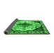 Sideview of Oriental Green Industrial Rug, urb1075grn