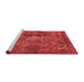 Industrial Red Washable Rugs