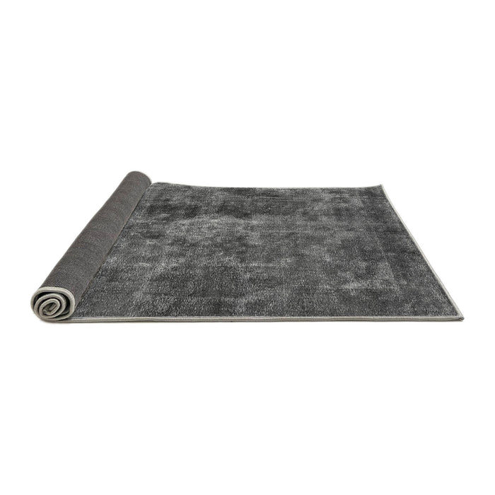 Sideview of Oriental Gray Industrial Rug, urb1076gry
