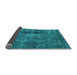 Sideview of Oriental Light Blue Industrial Rug, urb1076lblu