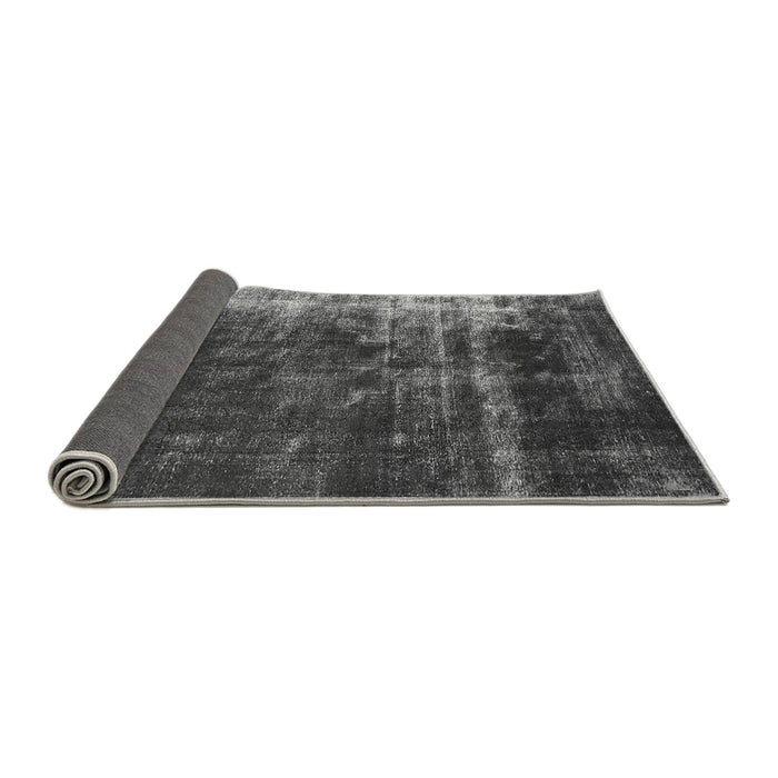 Sideview of Oriental Gray Industrial Rug, urb1077gry