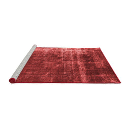 Industrial Red Washable Rugs